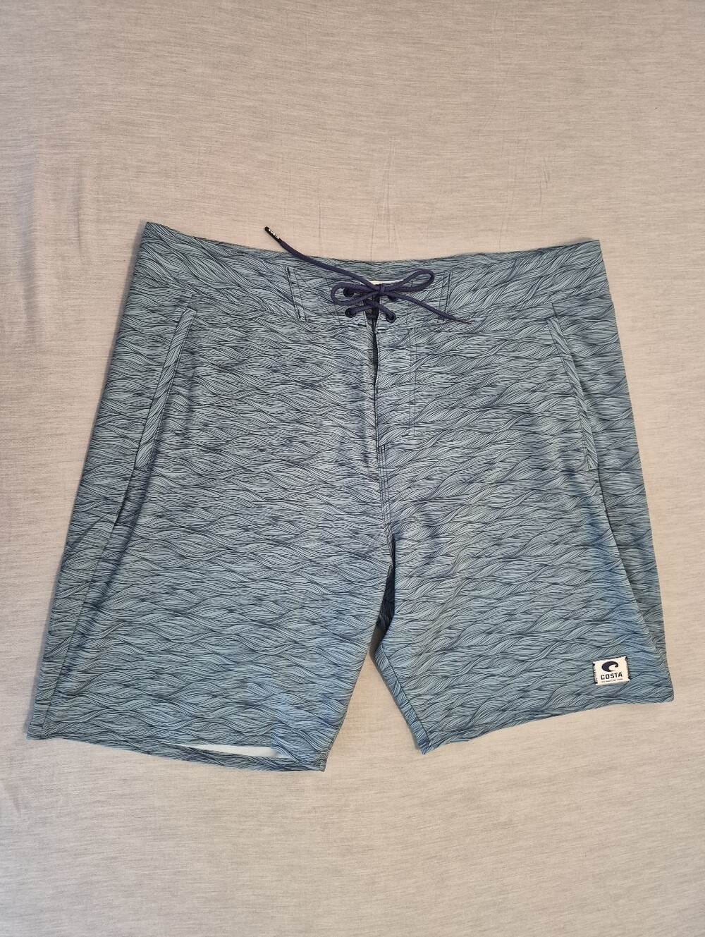 Costa Men's Blue Swim Trunks 38 NWT